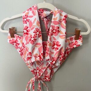 Vaya Island Floral Pink and Red Bikini Set